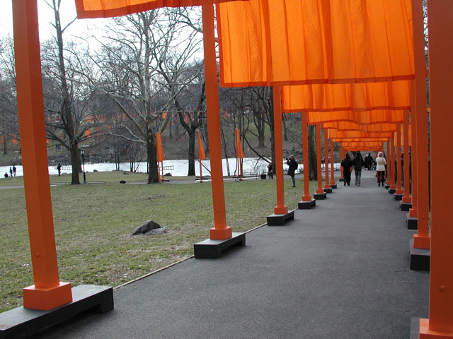 the gates central park new york city. The Gates - New York February