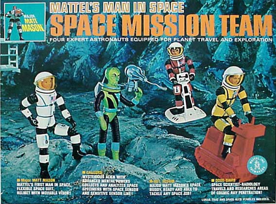 The Major Matt Mason Mission Space Team